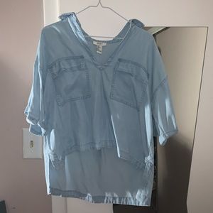 Collared Chambray Shirt